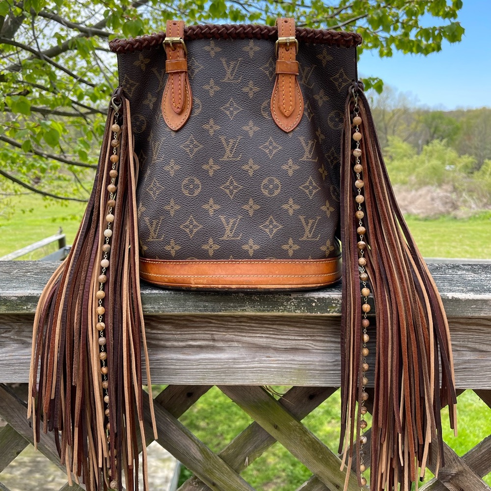 Beautiful Vintage Boho petite French tote!